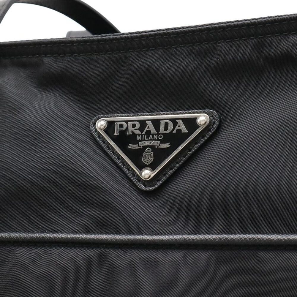 Prada Nylon/Leather VELA Tote Bag - Picture 6 of 9